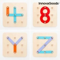 Houten Set Voor Het Maken Van Letters En Cijfers Koogame InnovaGoods 27 Onderdelen 13 Houten Set Voor Het Maken Van Letters En Cijfers Koogame InnovaGoods 27 Onderdelen -bouwsets Winkel 550x550 376