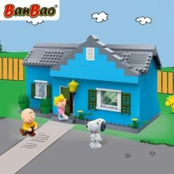 Banbao Bouwpakket Snoopy Woonhuis 483-delig -bouwsets Winkel 550x550 48