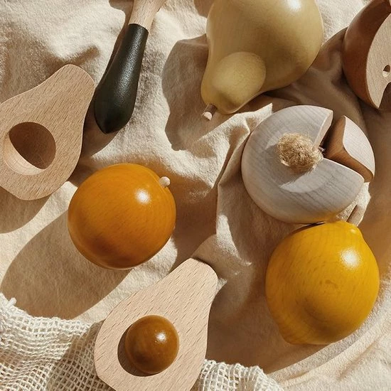 Konges Slöjd Konges Sløjd - Houten Fruit - Houten Speelgoed - Groen - 3 Konges Slöjd Konges Sløjd - Houten Fruit - Houten Speelgoed - Groen - - Afbeelding 3