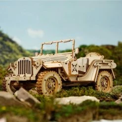 Merkloos ROBOTIME 3D Wooden Puzzle MC-701 Army Field Car 12 Merkloos ROBOTIME 3D Wooden Puzzle MC-701 Army Field Car -bouwsets Winkel 550x550 53