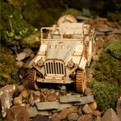 Merkloos ROBOTIME 3D Wooden Puzzle MC-701 Army Field Car 13 Merkloos ROBOTIME 3D Wooden Puzzle MC-701 Army Field Car -bouwsets Winkel 550x550 54