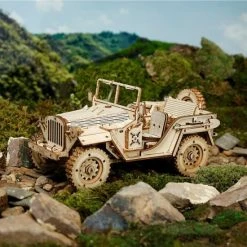 Merkloos ROBOTIME 3D Wooden Puzzle MC-701 Army Field Car 14 Merkloos ROBOTIME 3D Wooden Puzzle MC-701 Army Field Car -bouwsets Winkel 550x550 55
