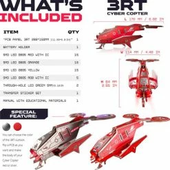 Geekclub - Cyber Copter + Tools - Complete Starter Kit - Solderen - Electronica 8 Geekclub - Cyber Copter + Tools - Complete Starter Kit - Solderen - Electronica -bouwsets Winkel 550x550 66