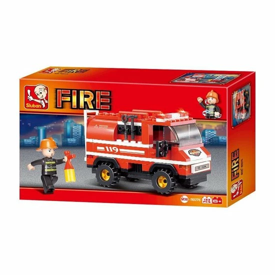 Sluban Fire Brandweerwagen 2 Sluban Fire Brandweerwagen - Afbeelding 2