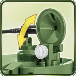 COBI M24 Chaffee 2543 - Constructiespeelgoed - Bouwpakket - Tank - Oorlog 16 COBI M24 Chaffee 2543 - Constructiespeelgoed - Bouwpakket - Tank - Oorlog -bouwsets Winkel 550x554 16