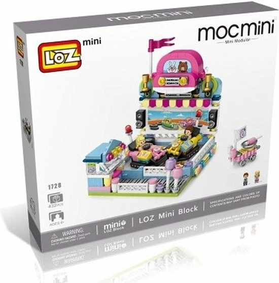 LOZ, Mini-blocks LOZ Amusement Park No:1728 Botsauto 5 LOZ, Mini-blocks LOZ Amusement Park No:1728 Botsauto - Afbeelding 5