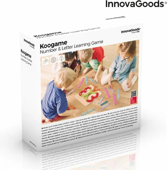 Houten Set Voor Het Maken Van Letters En Cijfers Koogame InnovaGoods 27 Onderdelen 3 Houten Set Voor Het Maken Van Letters En Cijfers Koogame InnovaGoods 27 Onderdelen - Afbeelding 3