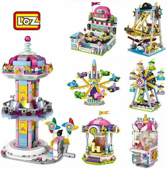 LOZ, Mini-blocks LOZ Amusement Park No:1728 Botsauto 2 LOZ, Mini-blocks LOZ Amusement Park No:1728 Botsauto - Afbeelding 2