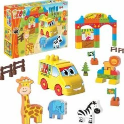 DEDE Dédé: 37-delige Speelset De Dierentuin