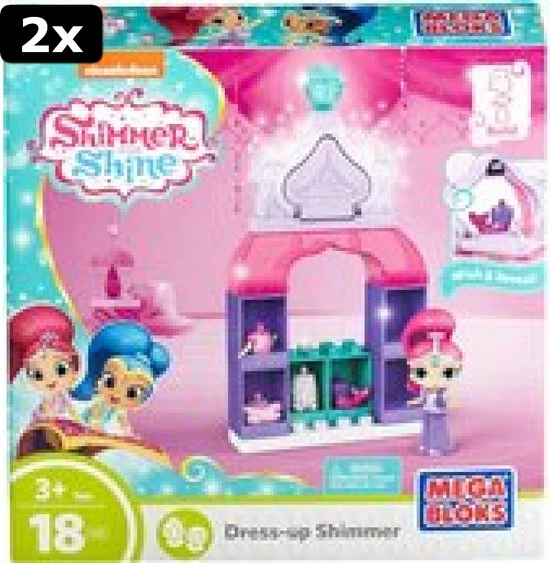 2x Mega Bloks Shimmer & Shine Zeta Karakter Pakket - Contructiespeelgoed 1 2x Mega Bloks Shimmer & Shine Zeta Karakter Pakket - Contructiespeelgoed