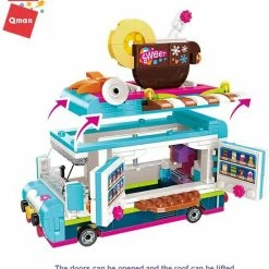 Qman 2024 Cherry - Hot Drinks Van - 332 Onderdelen - Friends Compatibel - Bouwdoos -bouwsets Winkel 550x564 1