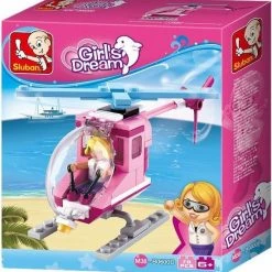 Sluban Girls Dream - Strand Helikopter 8 Sluban Girls Dream - Strand Helikopter -bouwsets Winkel 550x568 1