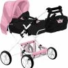 Baby And Toddler Braet Carriage Combi 2 With Crown Bag Blue/Rose