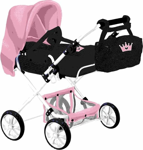 Baby And Toddler Braet Carriage Combi 2 With Crown Bag Blue/Rose 1 Baby And Toddler Braet Carriage Combi 2 With Crown Bag Blue/Rose