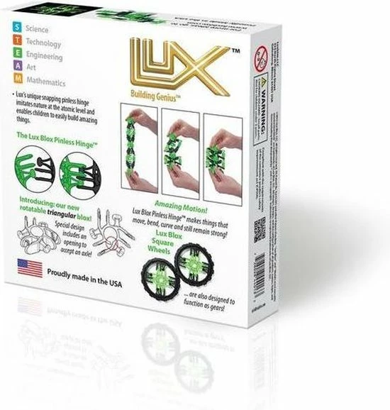 Lux Blox - Starter Pack 2-1 80 Pc Klik Bouwblokken - Build & Play 2 Lux Blox - Starter Pack 2-1 80 Pc Klik Bouwblokken - Build & Play - Afbeelding 2