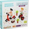 Cubika Houten Blokjes Bouwset - Snelle Wielen