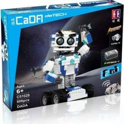 Cada DADA Robot (2 In 1) (RC) - Cada C51028W - Compatible Met De Bekende Merken - Bouwdoos, Constructieset - Motoren, Accu, Afstandsbediening - DIY - 606 Onderdelen 9 Cada DADA Robot (2 In 1) (RC) - Cada C51028W - Compatible Met De Bekende Merken - Bouwdoos, Constructieset - Motoren, Accu, Afstandsbediening - DIY - 606 Onderdelen -bouwsets Winkel 550x591 2