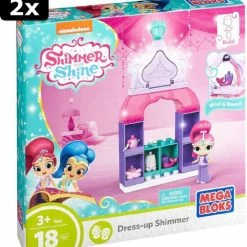 2x Mega Bloks Shimmer & Shine Zeta Karakter Pakket - Contructiespeelgoed -bouwsets Winkel 550x593