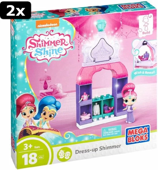 2x Mega Bloks Shimmer & Shine Zeta Karakter Pakket - Contructiespeelgoed 12 2x Mega Bloks Shimmer & Shine Zeta Karakter Pakket - Contructiespeelgoed - Afbeelding 12