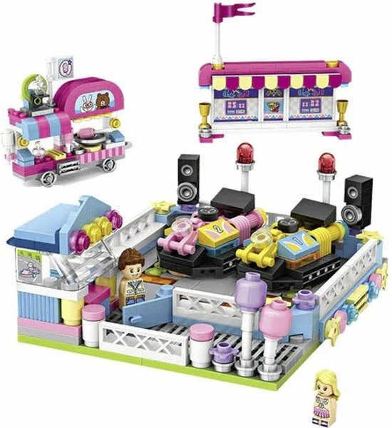 LOZ, Mini-blocks LOZ Amusement Park No:1728 Botsauto 4 LOZ, Mini-blocks LOZ Amusement Park No:1728 Botsauto - Afbeelding 4