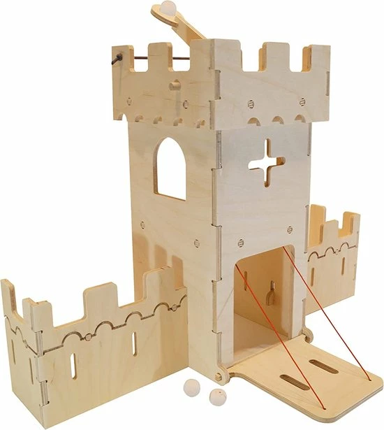 Manufacture En Famille - Kasteel - Houten Speelgoed - Do It Yourself 1 Manufacture En Famille - Kasteel - Houten Speelgoed - Do It Yourself