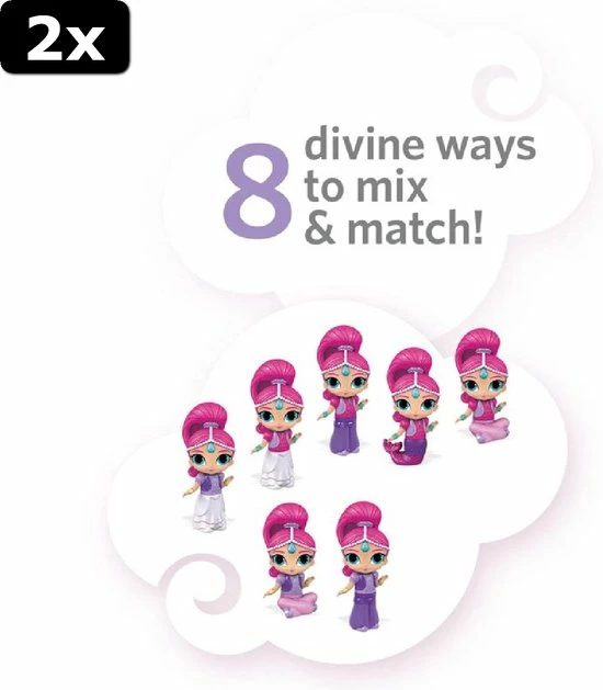 2x Mega Bloks Shimmer & Shine Zeta Karakter Pakket - Contructiespeelgoed 9 2x Mega Bloks Shimmer & Shine Zeta Karakter Pakket - Contructiespeelgoed - Afbeelding 9