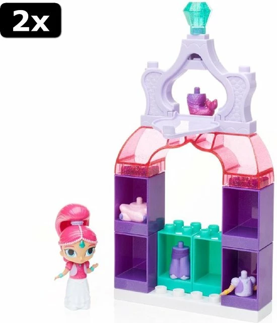 2x Mega Bloks Shimmer & Shine Zeta Karakter Pakket - Contructiespeelgoed 4 2x Mega Bloks Shimmer & Shine Zeta Karakter Pakket - Contructiespeelgoed - Afbeelding 4
