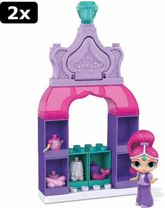 2x Mega Bloks Shimmer & Shine Zeta Karakter Pakket - Contructiespeelgoed 2 2x Mega Bloks Shimmer & Shine Zeta Karakter Pakket - Contructiespeelgoed - Afbeelding 2