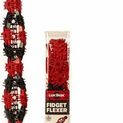 Lux Blox - Fidget Flexers - Red & Black Klik Bouwblokken - Build & Play -bouwsets Winkel 550x722 1
