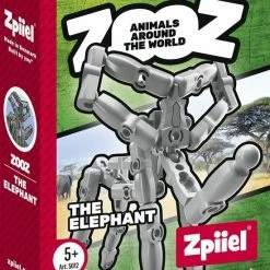Zpiiel - ZooZ Elephant - Constructiespeelgoed - Unieke Bouwelementen Met Kogelgewrichten - Creatief Spelen - Fijne Motoriek