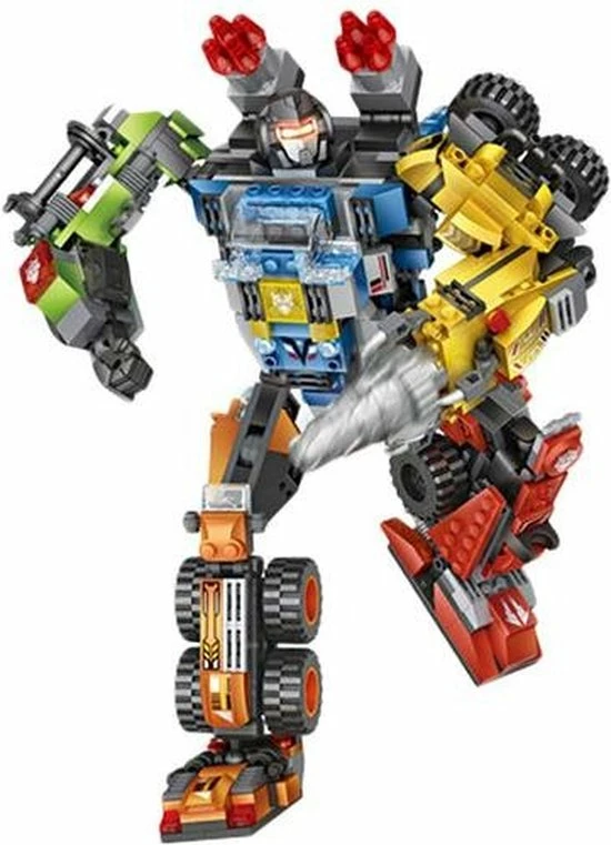 LOZ, Mini-blocks LOZ 3-in-1 Transformers No : 1822 Oranje 4 LOZ, Mini-blocks LOZ 3-in-1 Transformers No : 1822 Oranje - Afbeelding 4