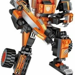LOZ, Mini-blocks LOZ 3-in-1 Transformers No : 1822 Oranje