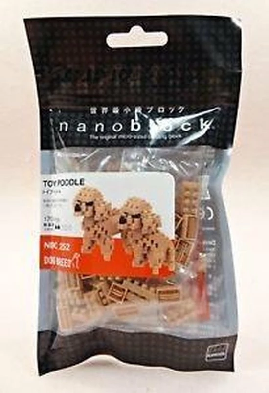 Kawada Nanoblock Toy Poodles NBC-252 (hond) 2 Kawada Nanoblock Toy Poodles NBC-252 (hond) - Afbeelding 2