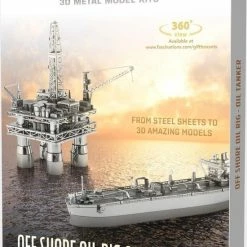 Metal Earth Offshore Oil Rig And Tanker Modelbouwset -bouwsets Winkel 550x816 3